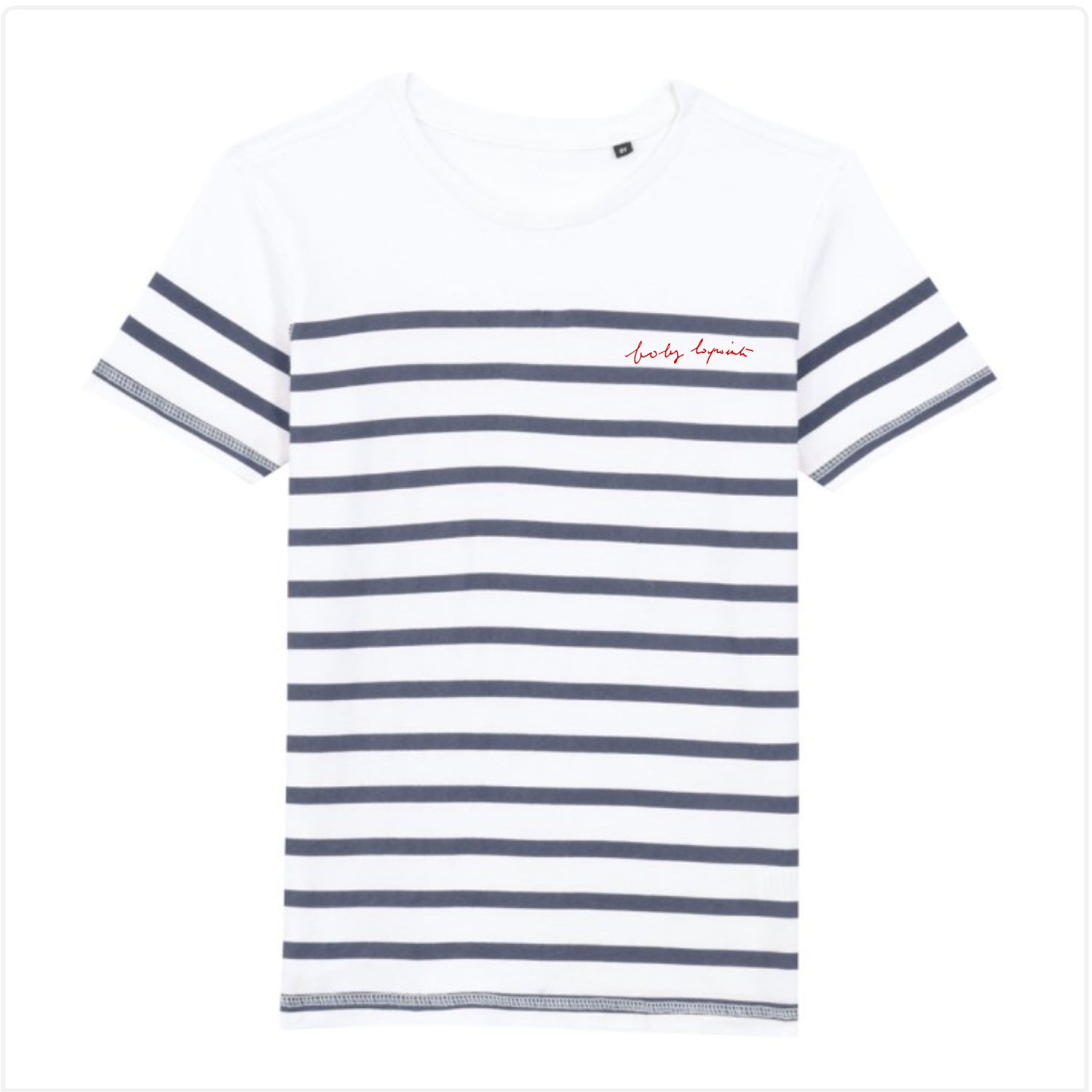 Boby Lapointe - Signature - Marinière enfant - floqué au coeur