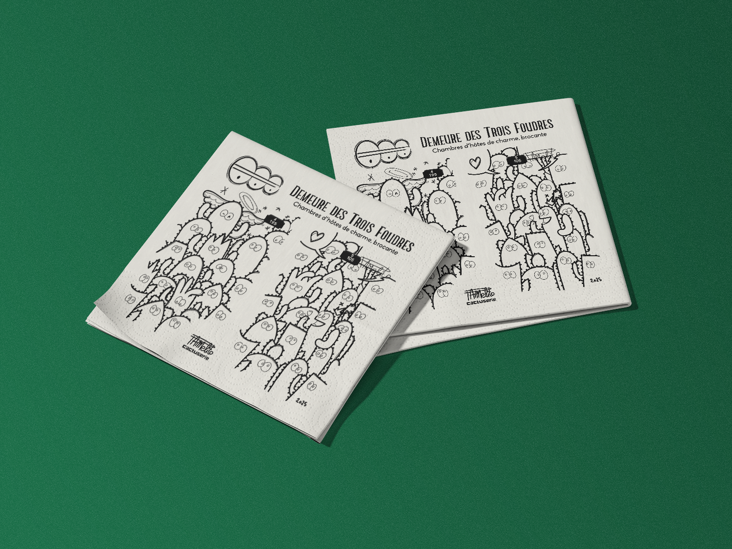 Demeure des Trois Foudres - Pro - Serviettes de table en papier