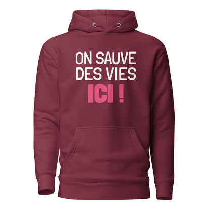 on-sauve-des-vies-ici-sweat-capuche-lolo-le-soignant-bordeaux