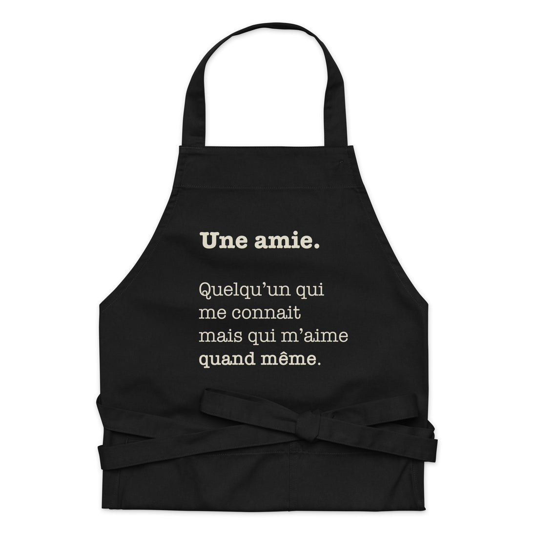 Amie - définition - Tablier en coton biologique