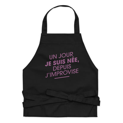 Un jour je suis née - Tablier en coton biologique