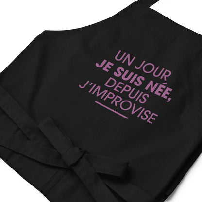 Un jour je suis née - Tablier en coton biologique