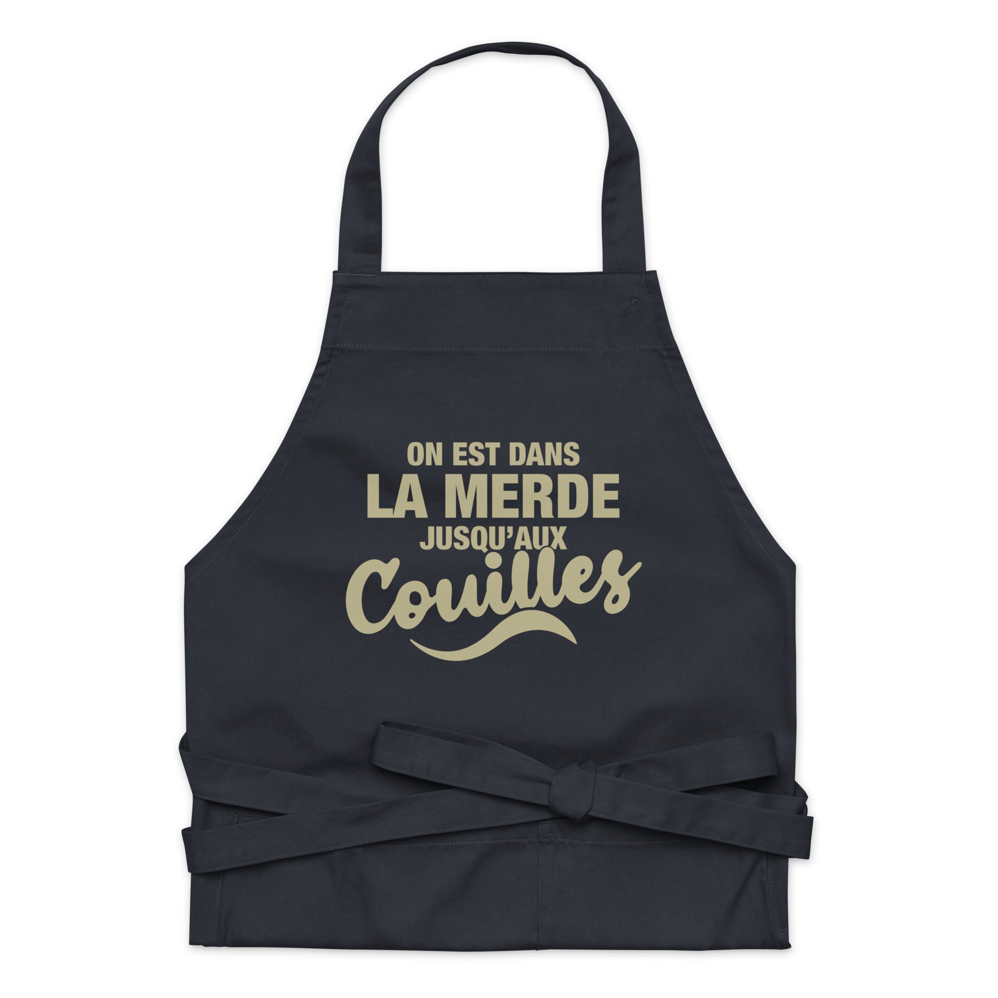 Dans la merde - Tablier en coton biologique