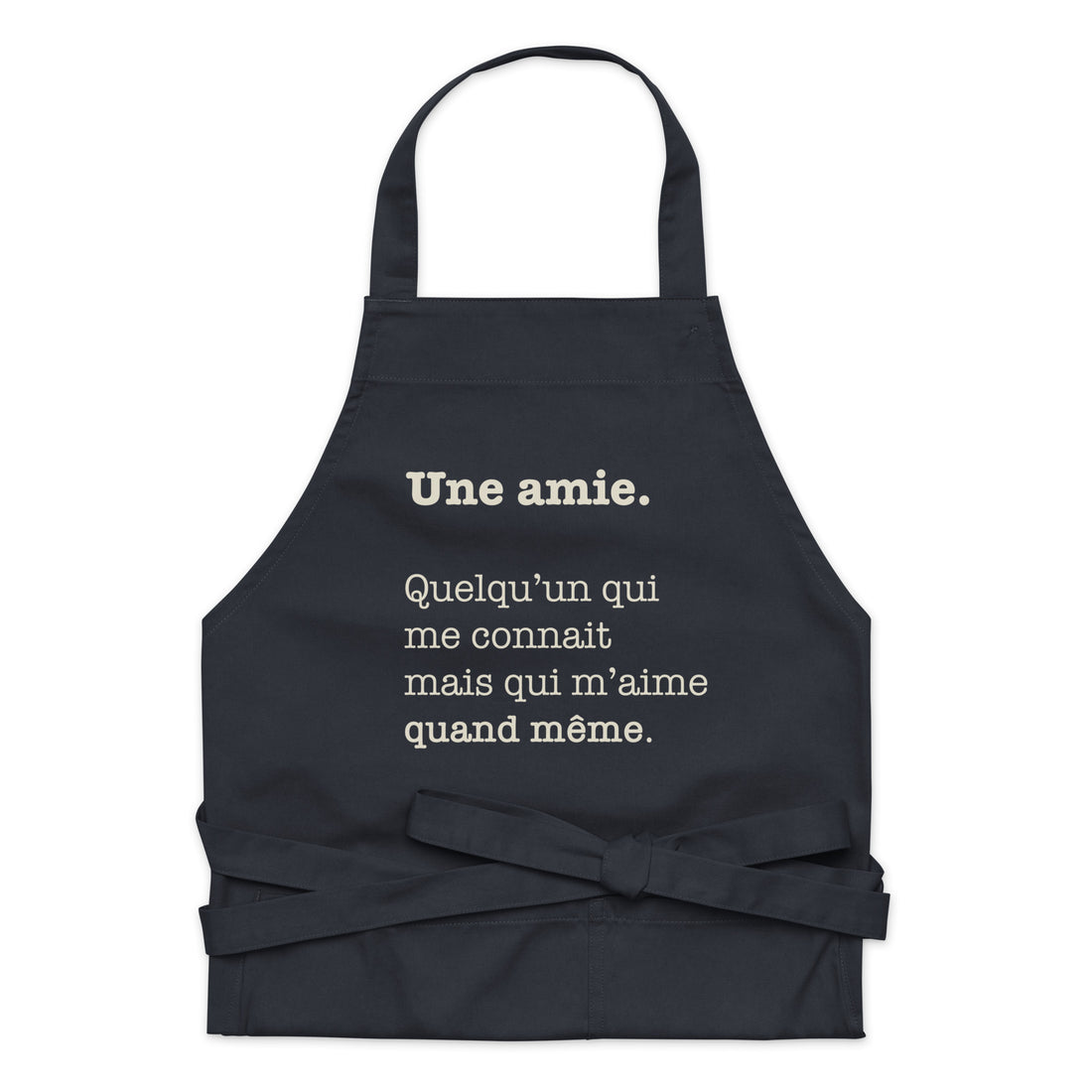 Amie - définition - Tablier en coton biologique