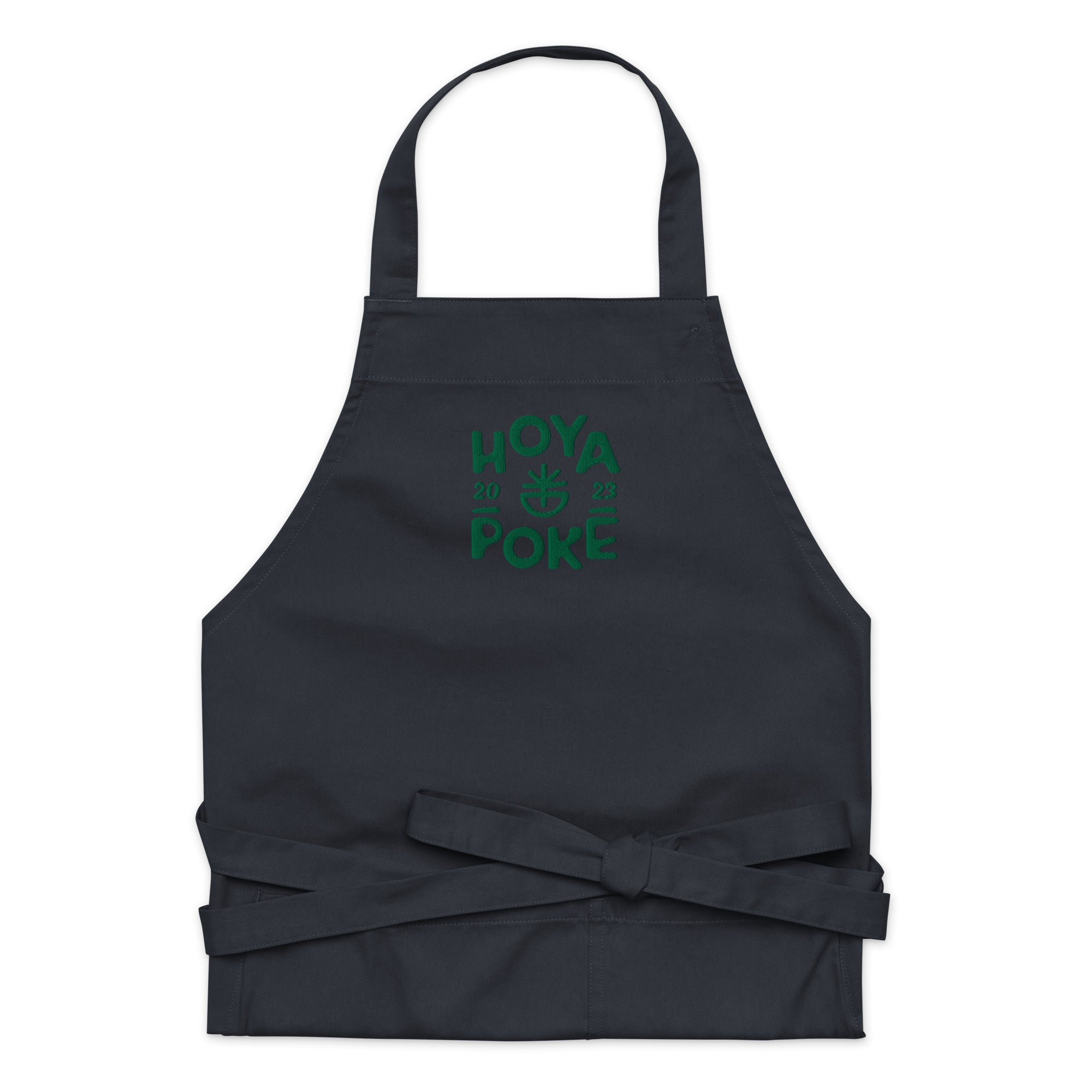 Hoya Poké - Tablier en coton biologique brodé