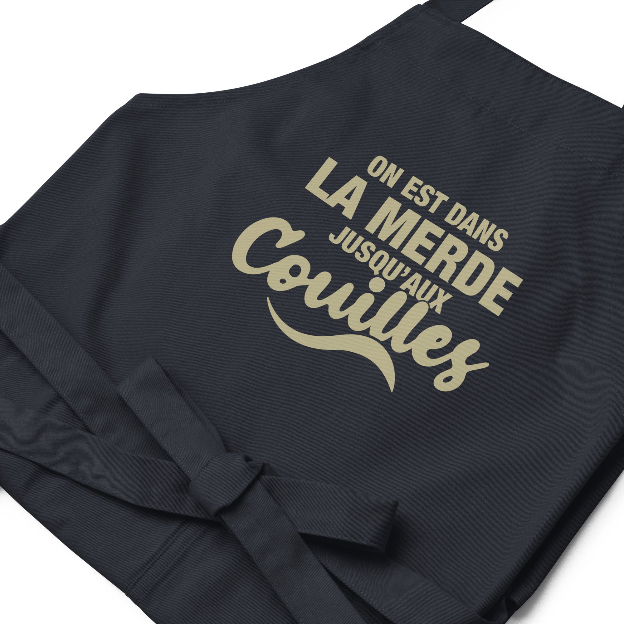 Dans la merde - Tablier en coton biologique