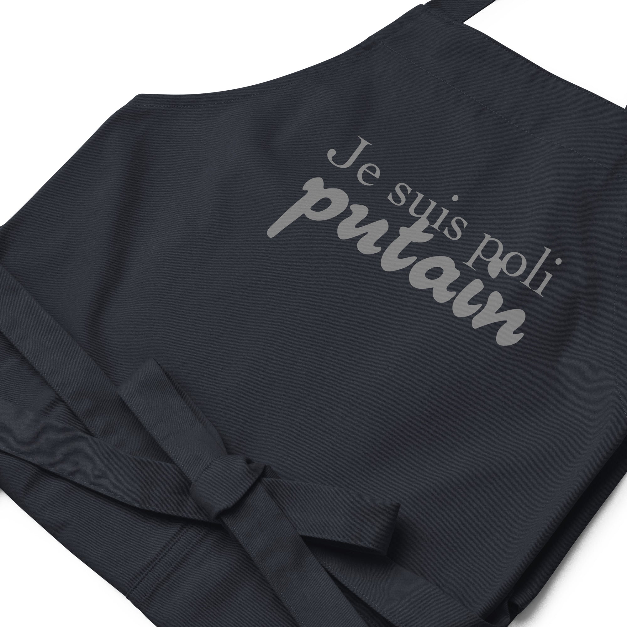 Je suis poli - Tablier en coton biologique