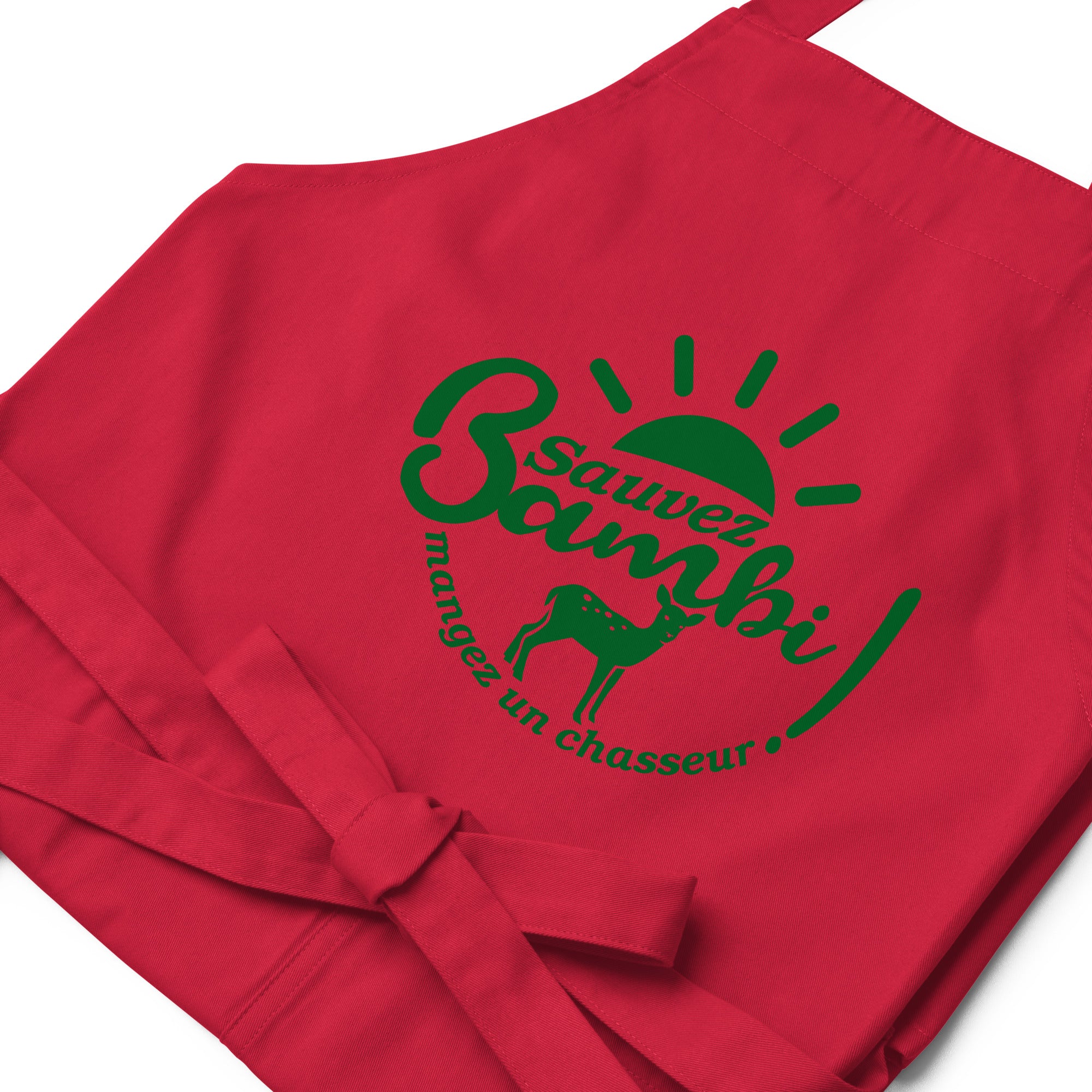 Sauvez bambi - Tablier en coton biologique