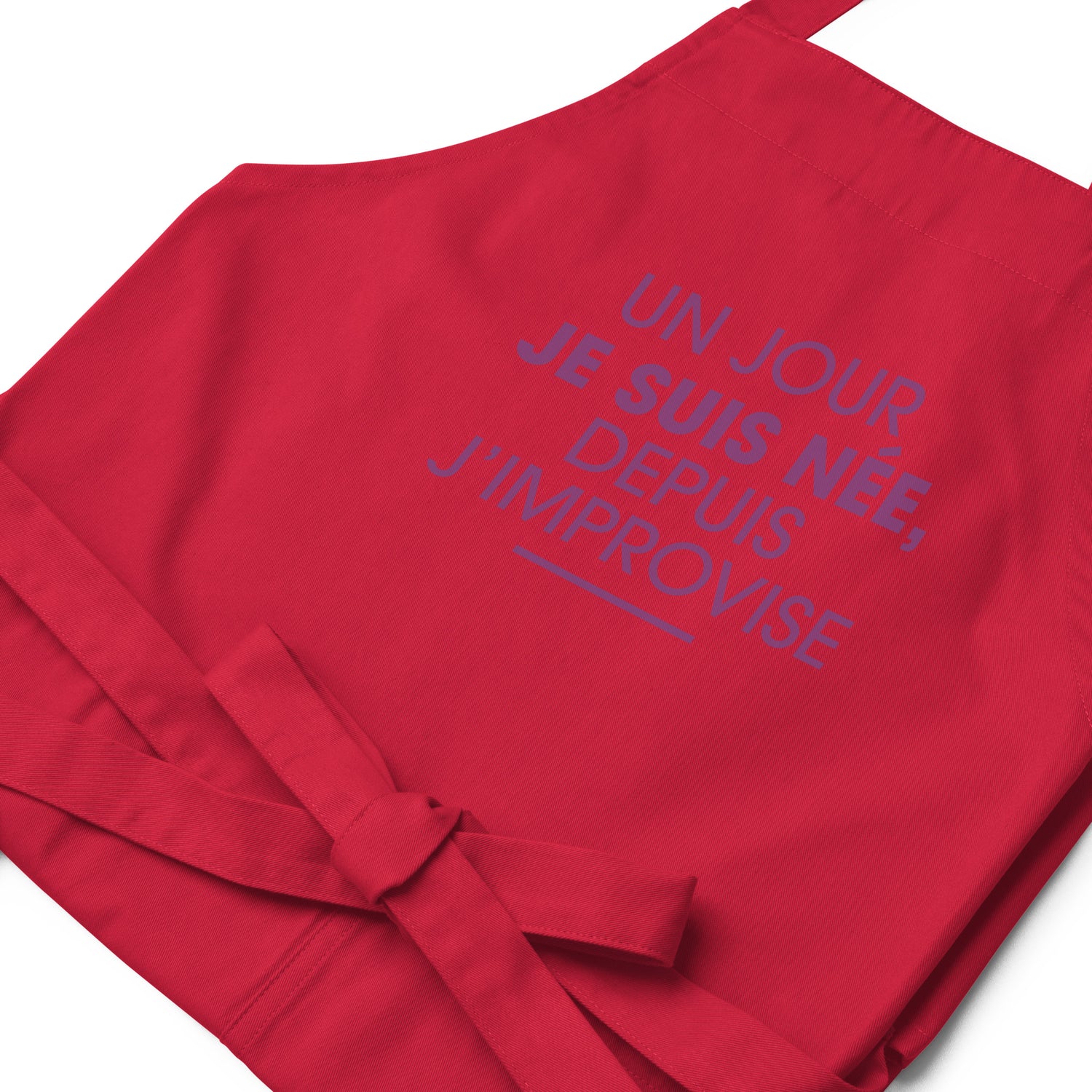 Un jour je suis née - Tablier en coton biologique