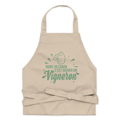 Boire un canon - Tablier en coton biologique
