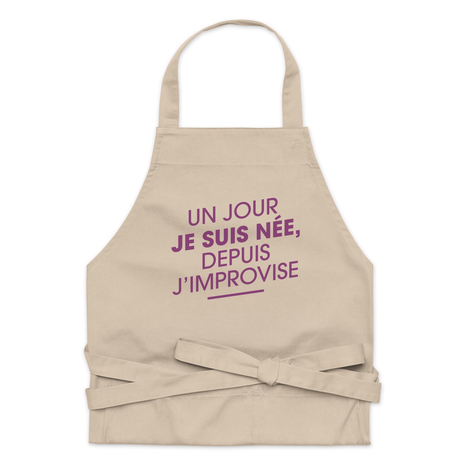 Un jour je suis née - Tablier en coton biologique