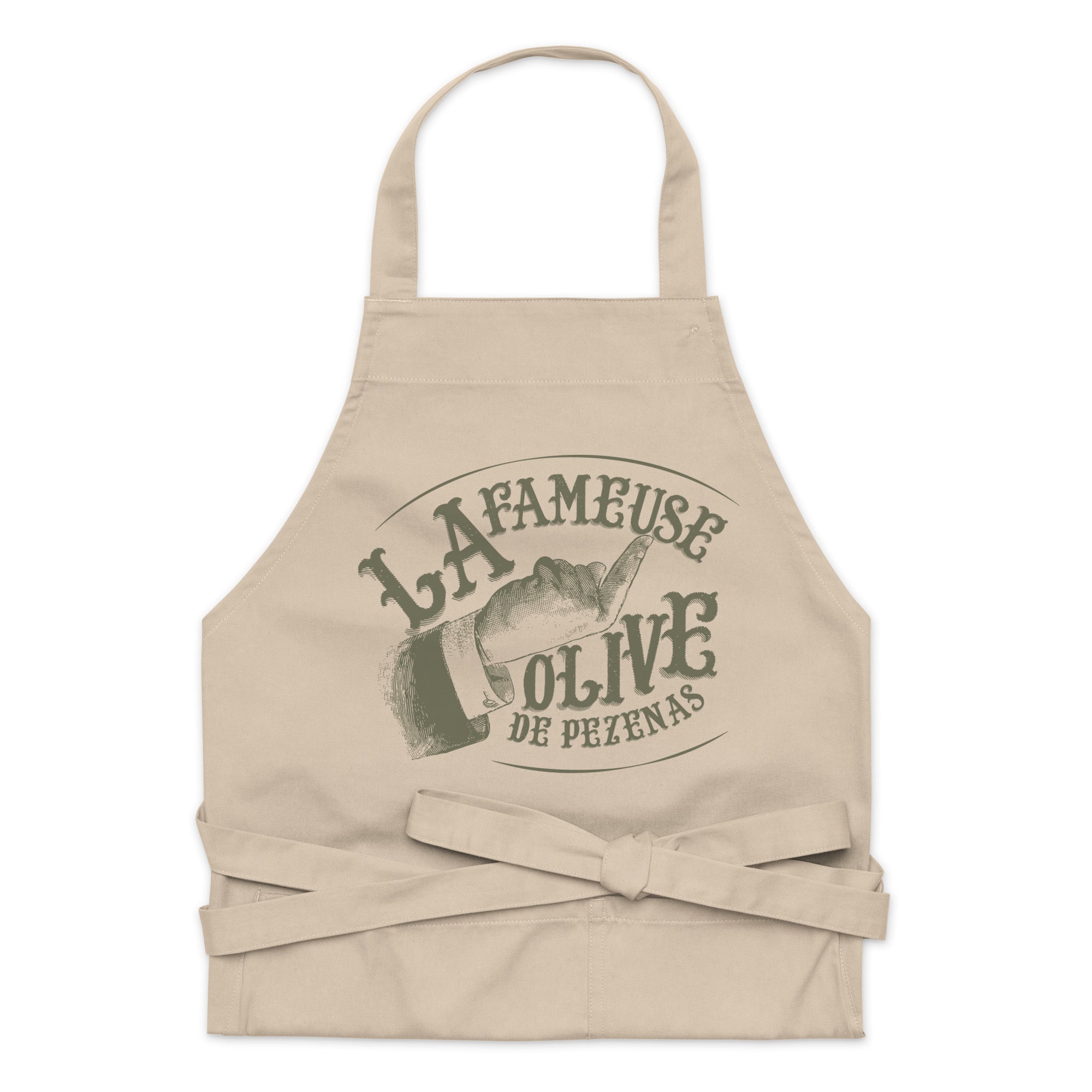 La fameuse olive de Pézenas - Tablier en coton biologique