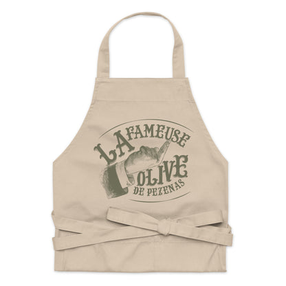La fameuse olive de Pézenas - Tablier en coton biologique