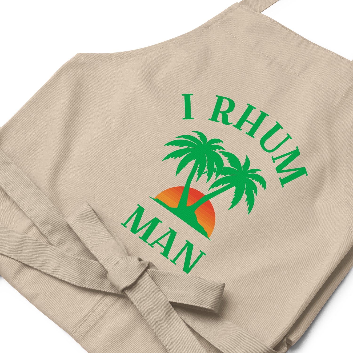 I Rhum man  - Tablier en coton biologique