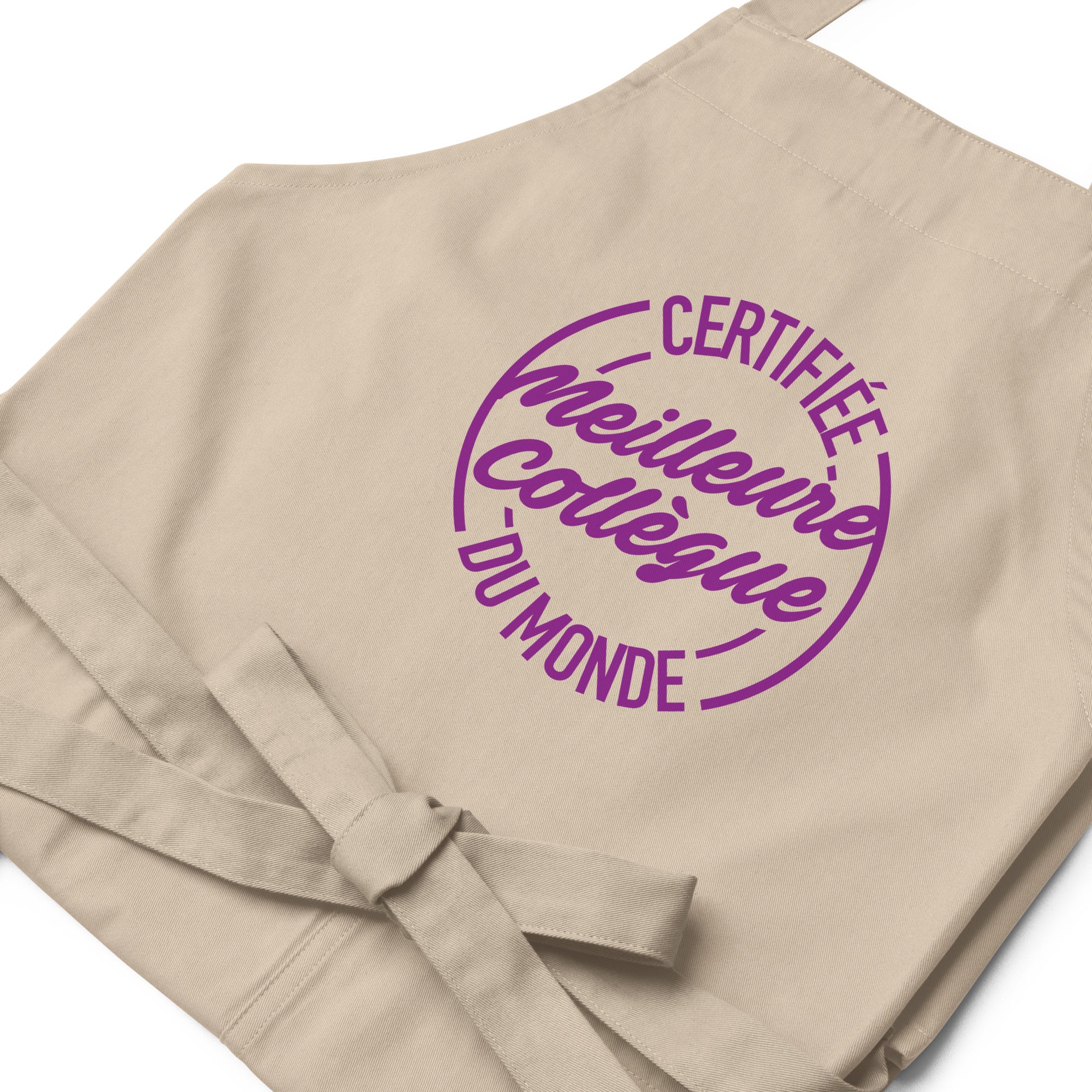 Certifiée meilleure collègue - Tablier en coton biologique