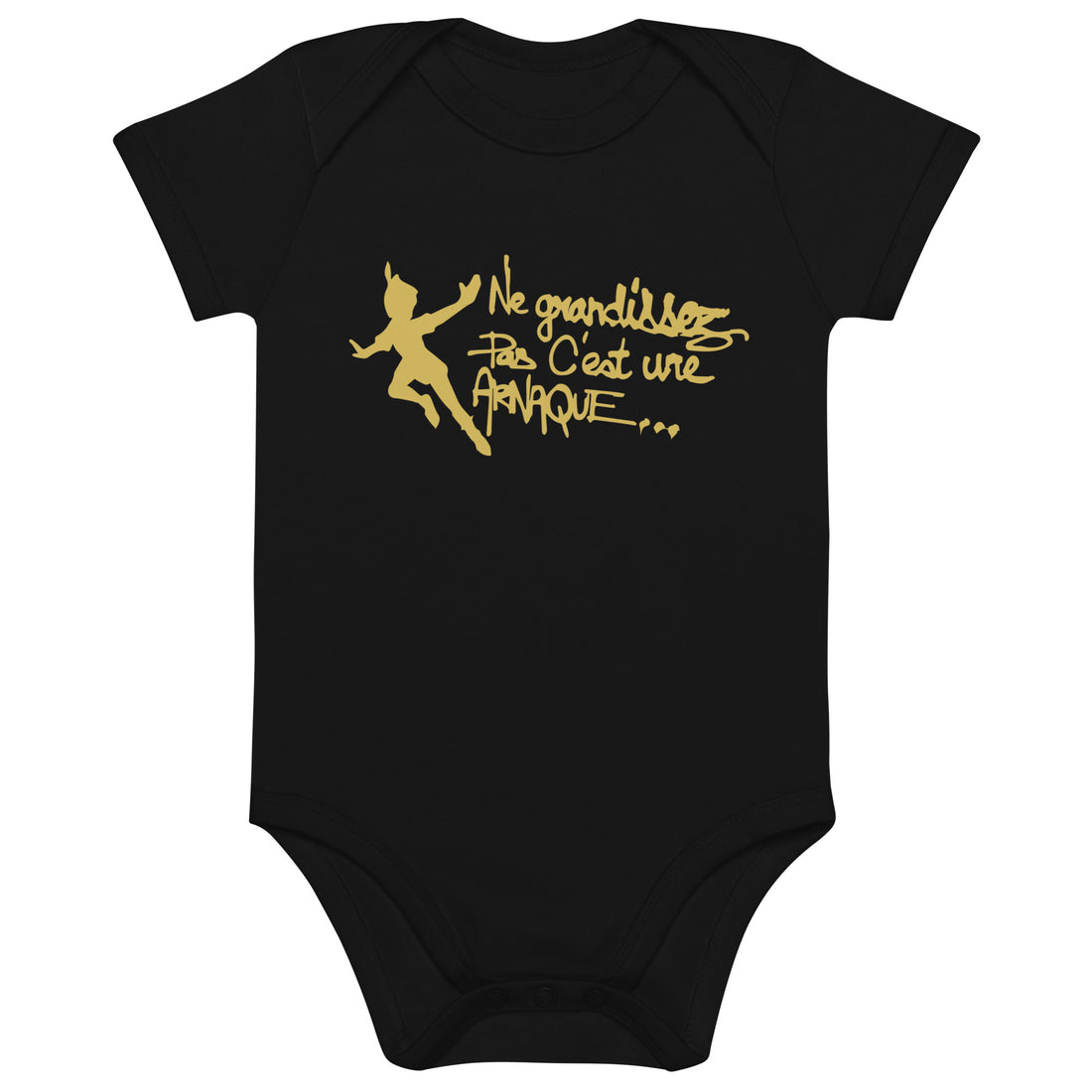 Ne grandissez pas  - Body en coton bio bébé