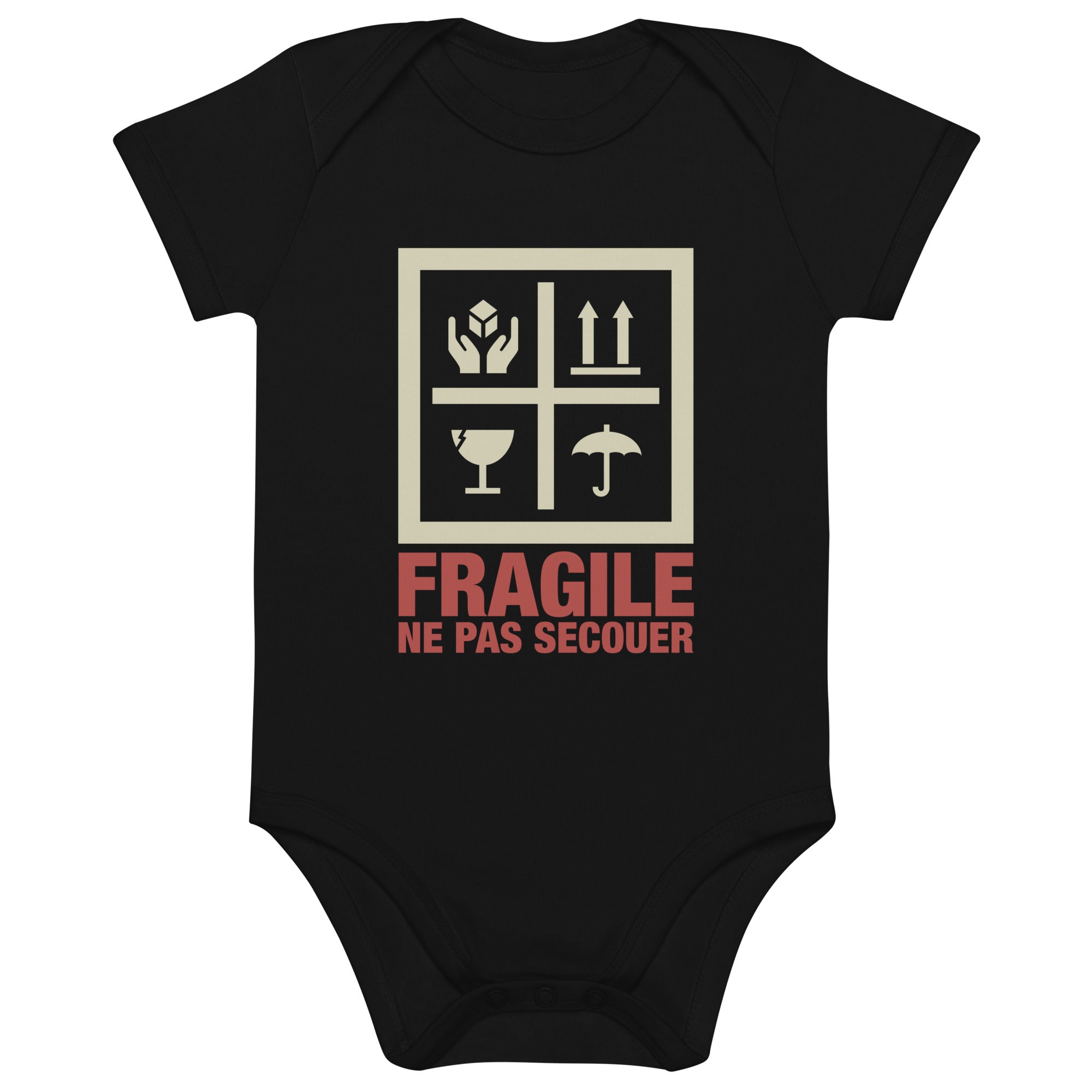 Fragile - Body en coton bio bébé