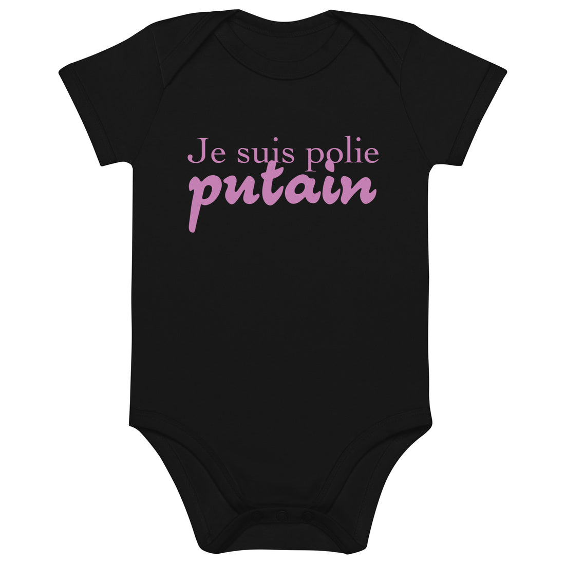 Je suis polie - Body en coton bio bébé