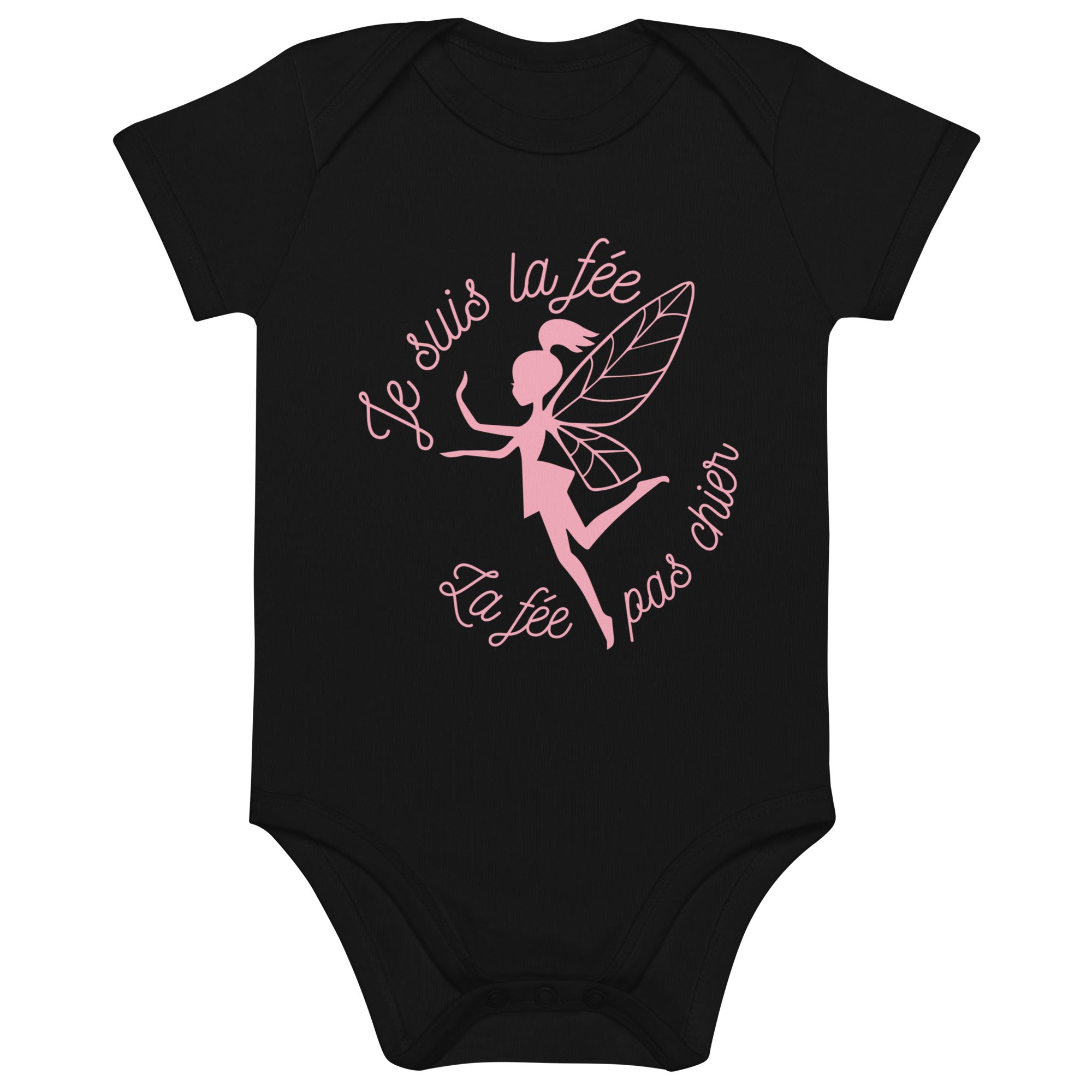 Je suis la fée -  Body en coton bio bébé