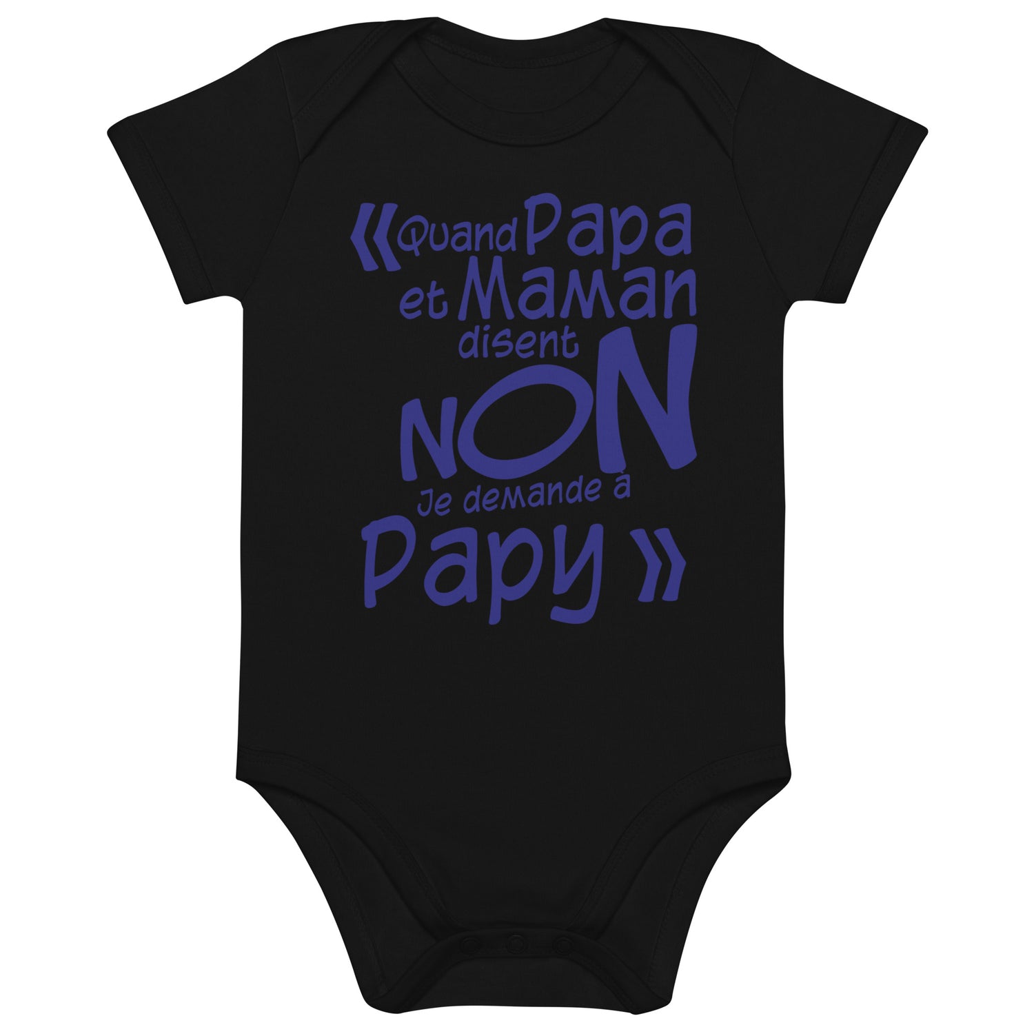 Je demande à papy - Body en coton bio bébé
