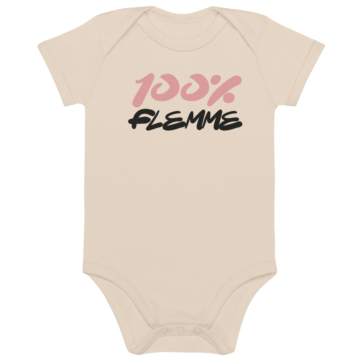 100% Flemme - Body en coton bio bébé