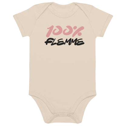 100% Flemme - Body en coton bio bébé