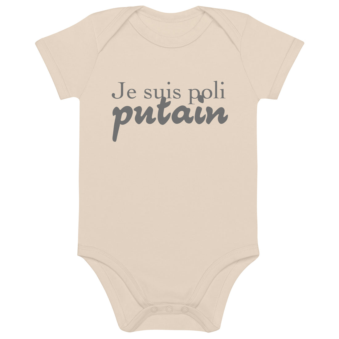 Je suis poli - Body en coton bio bébé