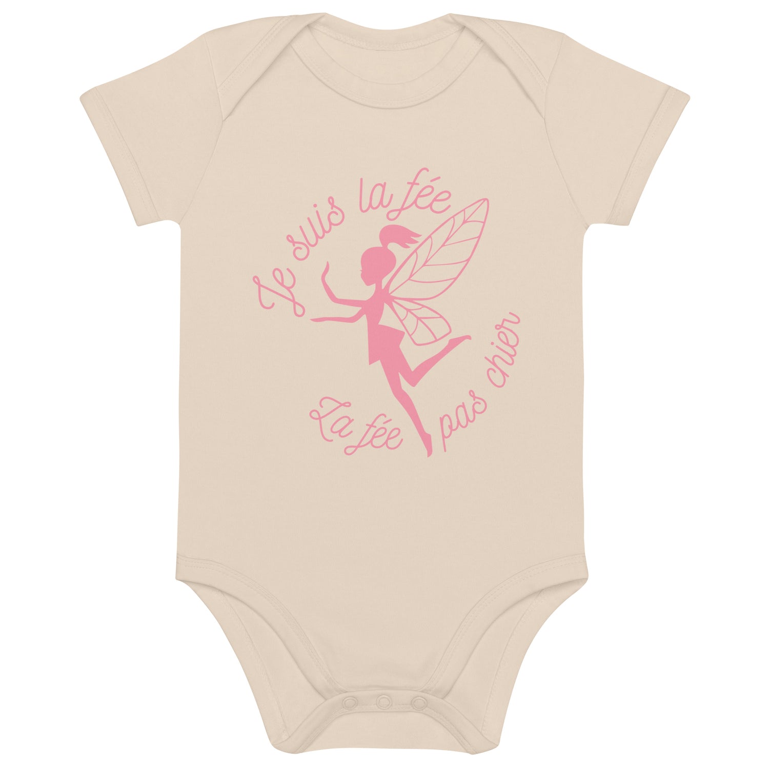 Je suis la fée -  Body en coton bio bébé