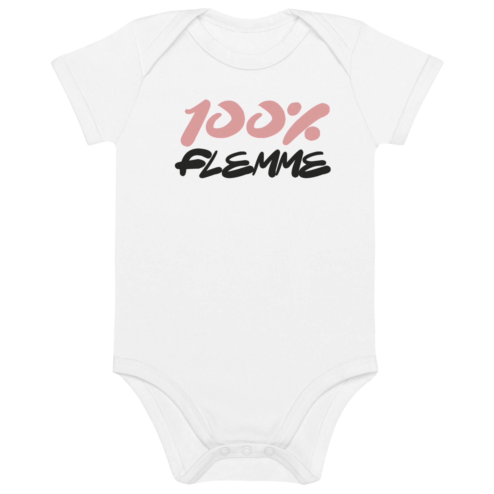 100% Flemme - Body en coton bio bébé
