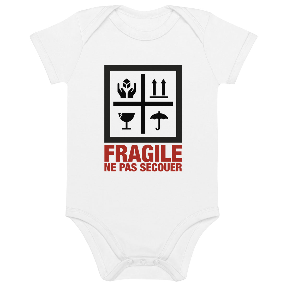 Fragile - Body en coton bio bébé