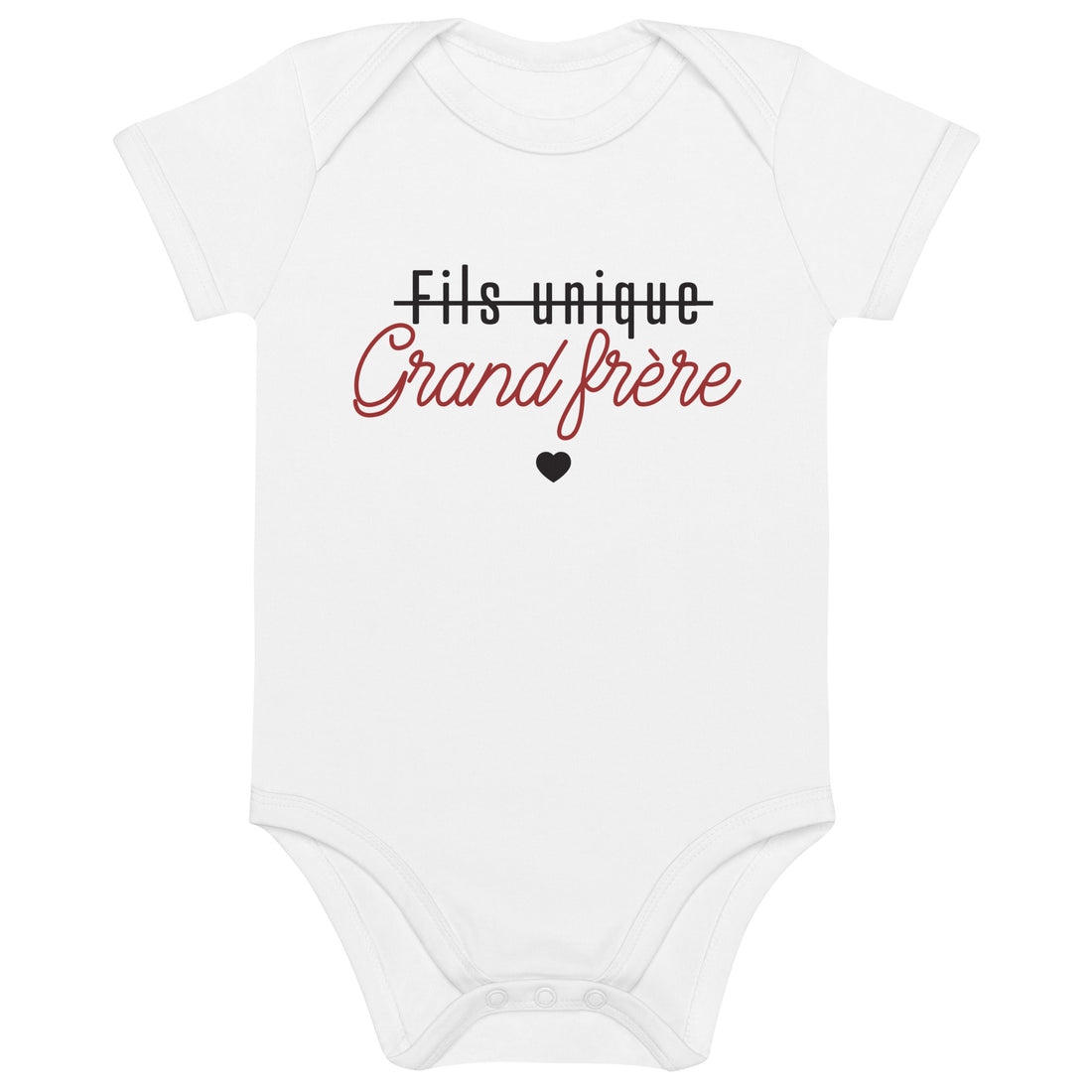 Grand frère - Body en coton bio bébé