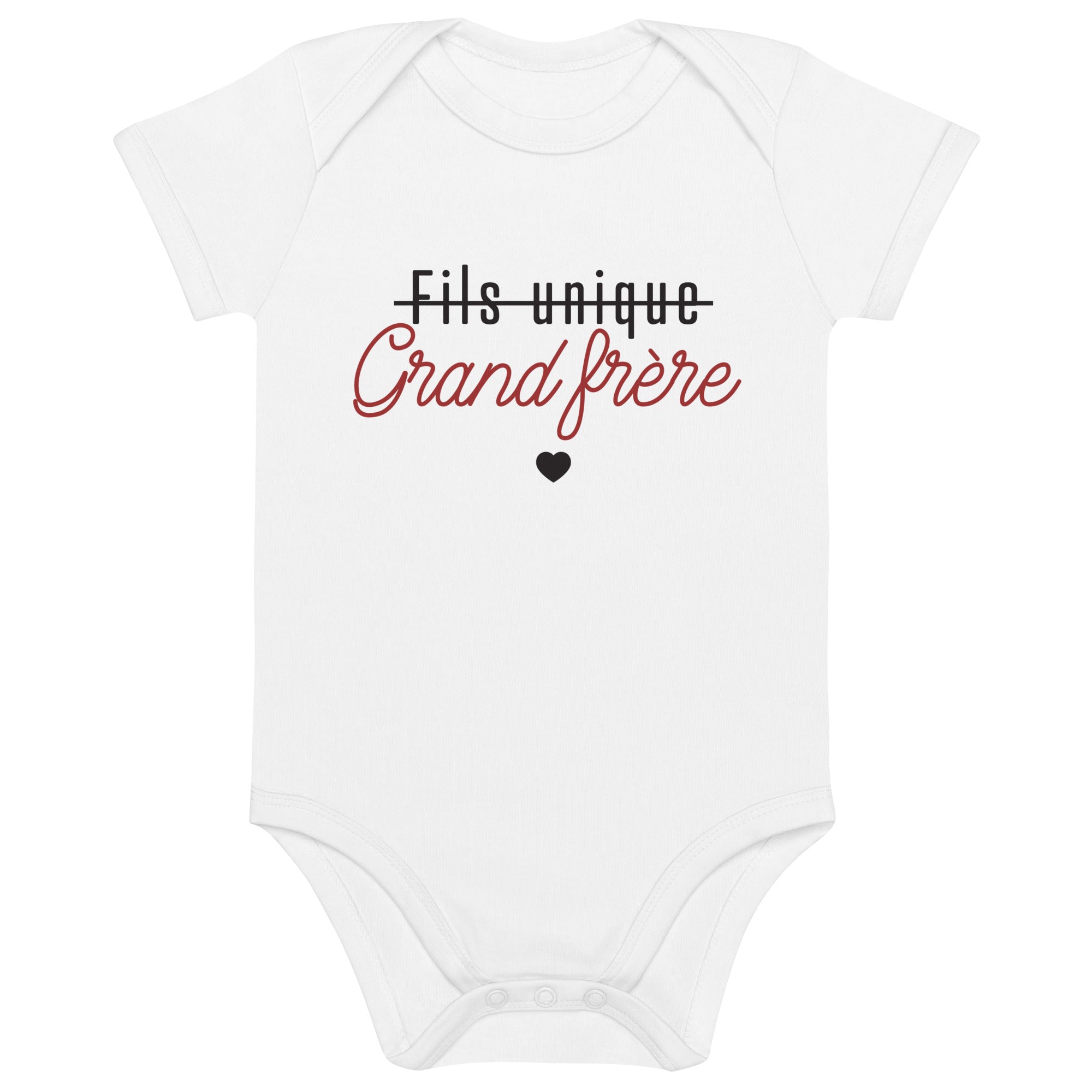 Grand frère - Body en coton bio bébé