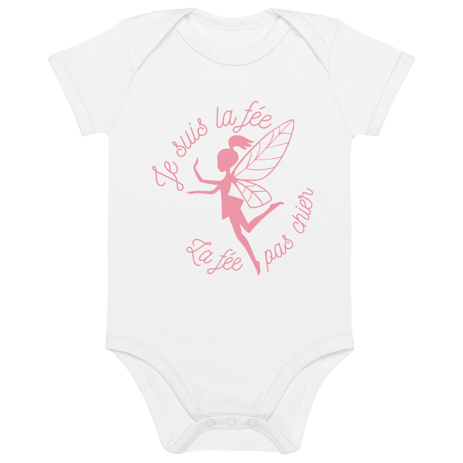 Je suis la fée -  Body en coton bio bébé