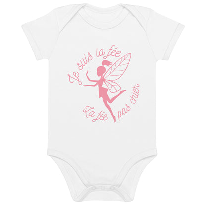 Je suis la fée -  Body en coton bio bébé