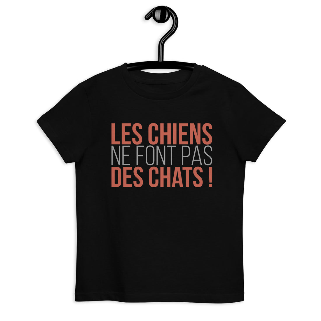 Les chiens ne font pas des chats  - T-shirt en coton bio enfant