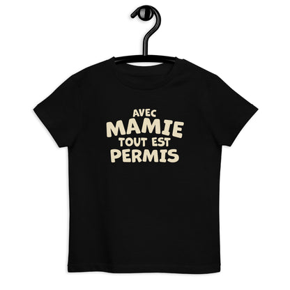 Avec Mamie - T-shirt en coton bio enfant