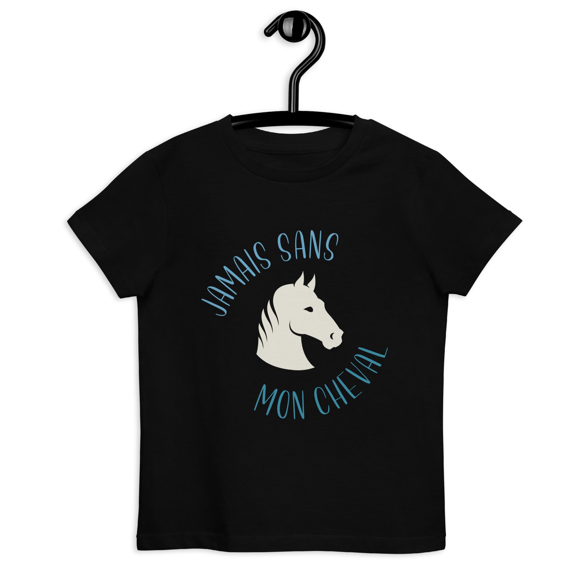 Jamais sans mon cheval - T-shirt en coton bio Enfant