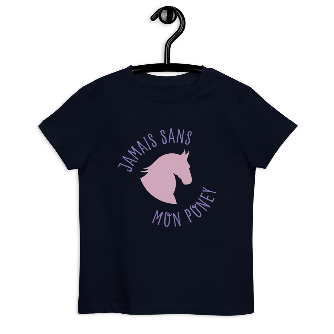 Jamais sans mon poney - T-shirt en coton bio Enfant