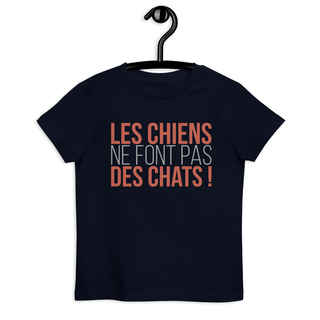 Les chiens ne font pas des chats  - T-shirt en coton bio enfant
