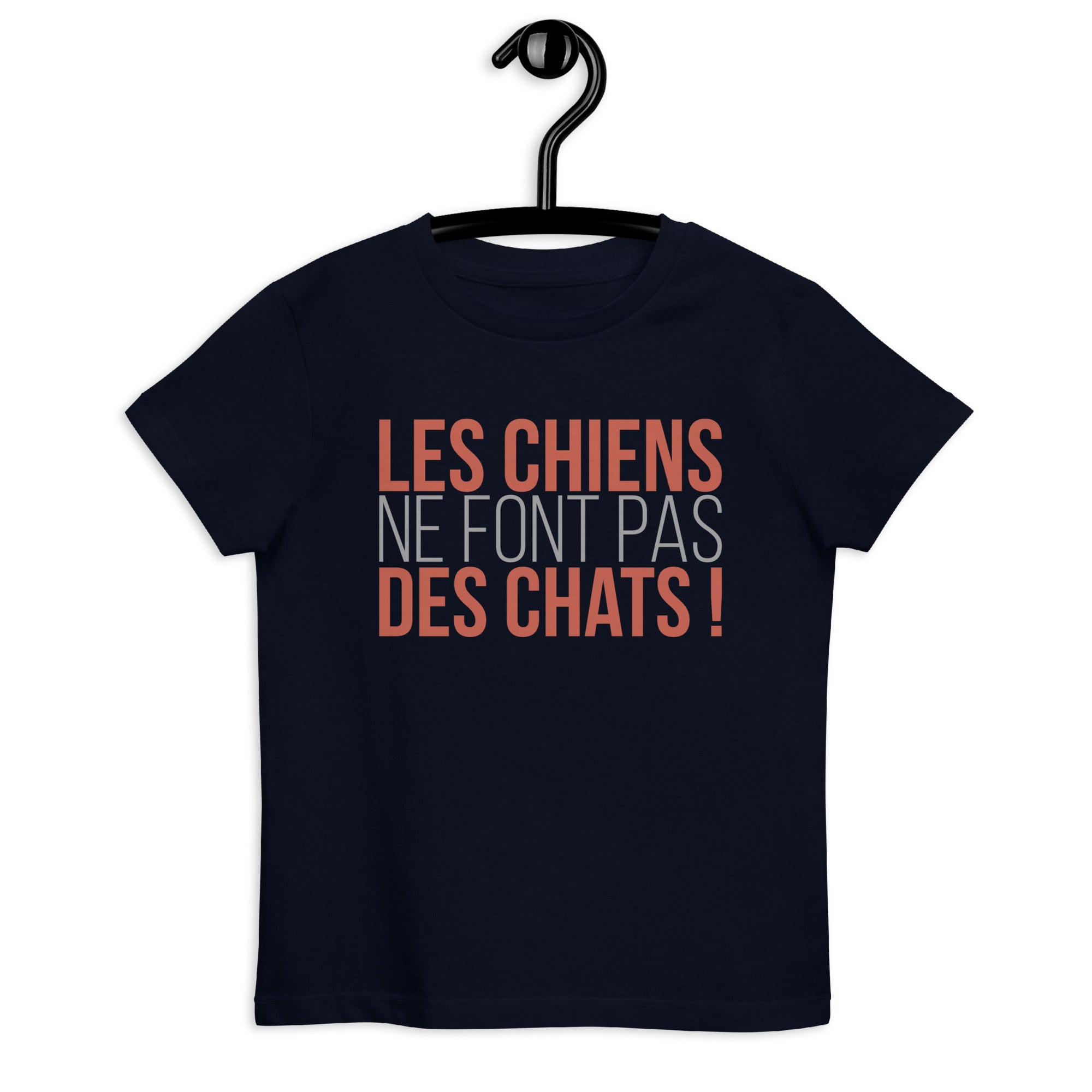 Les chiens ne font pas des chats  - T-shirt en coton bio enfant