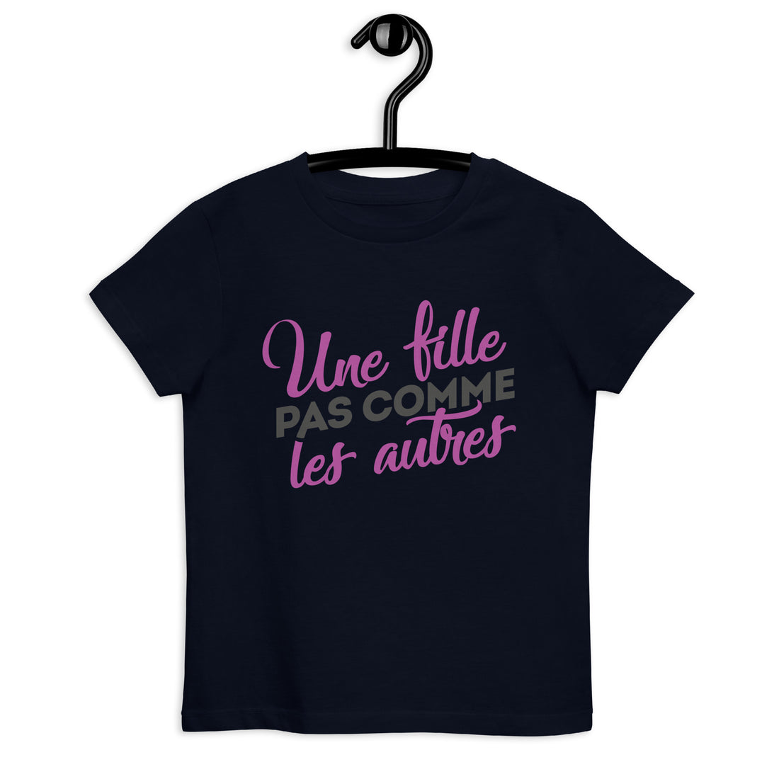 Une fille pas comme les autres  - T-shirt en coton bio enfant
