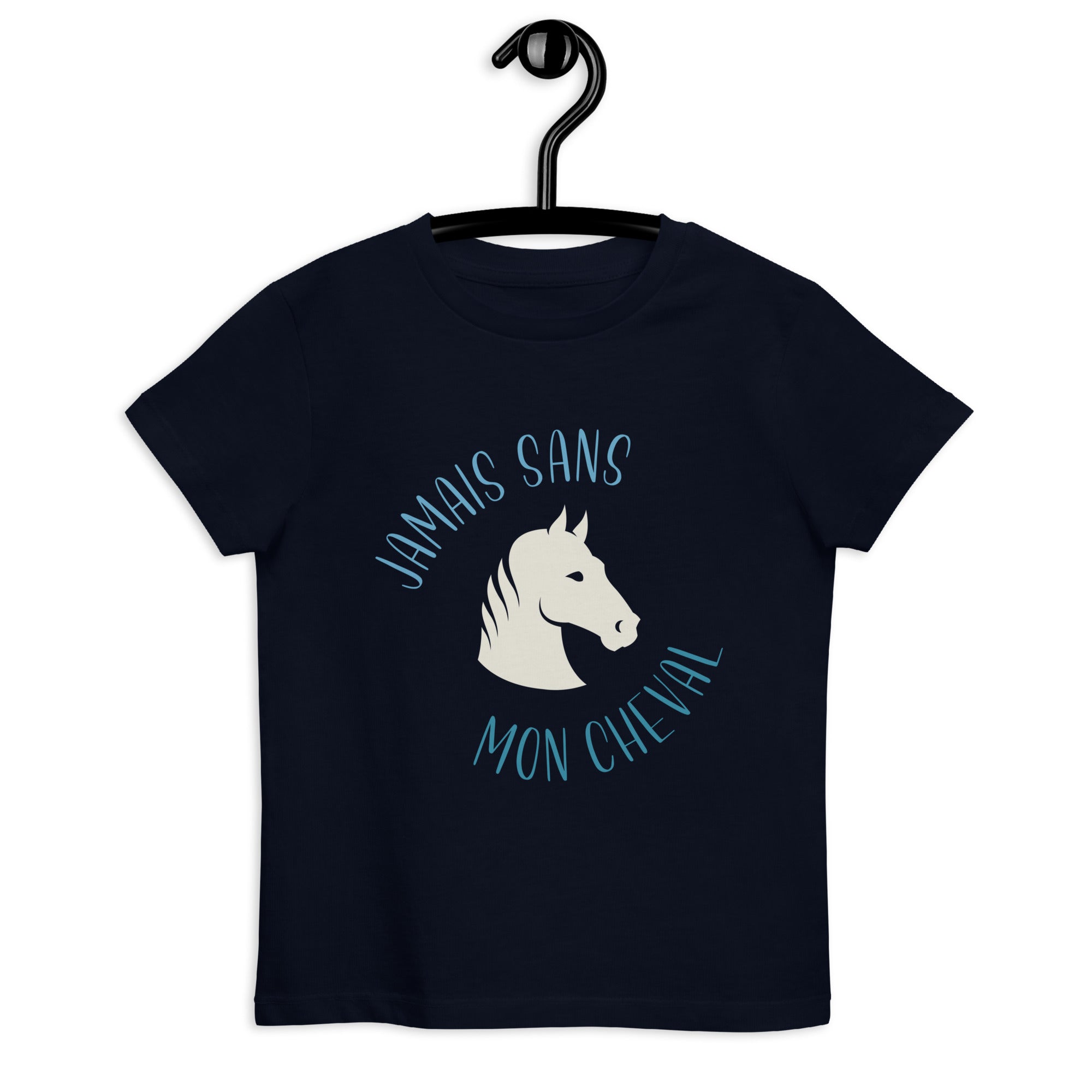 Jamais sans mon cheval - T-shirt en coton bio Enfant