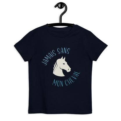 Jamais sans mon cheval - T-shirt en coton bio Enfant