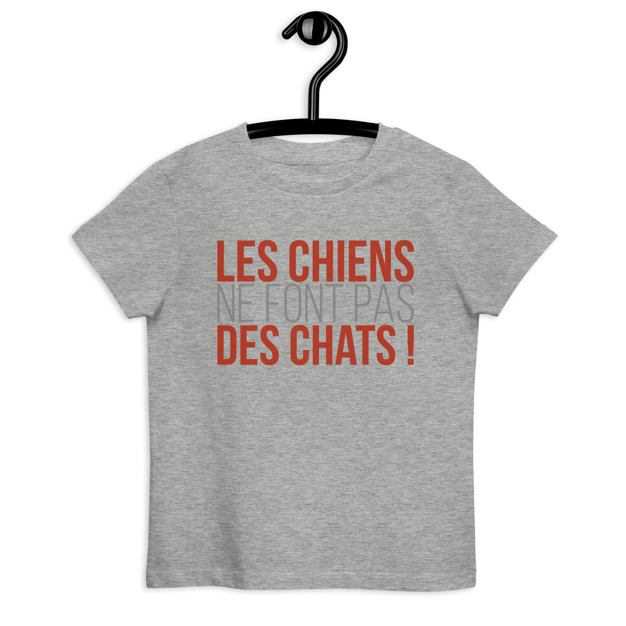 Les chiens ne font pas des chats  - T-shirt en coton bio enfant