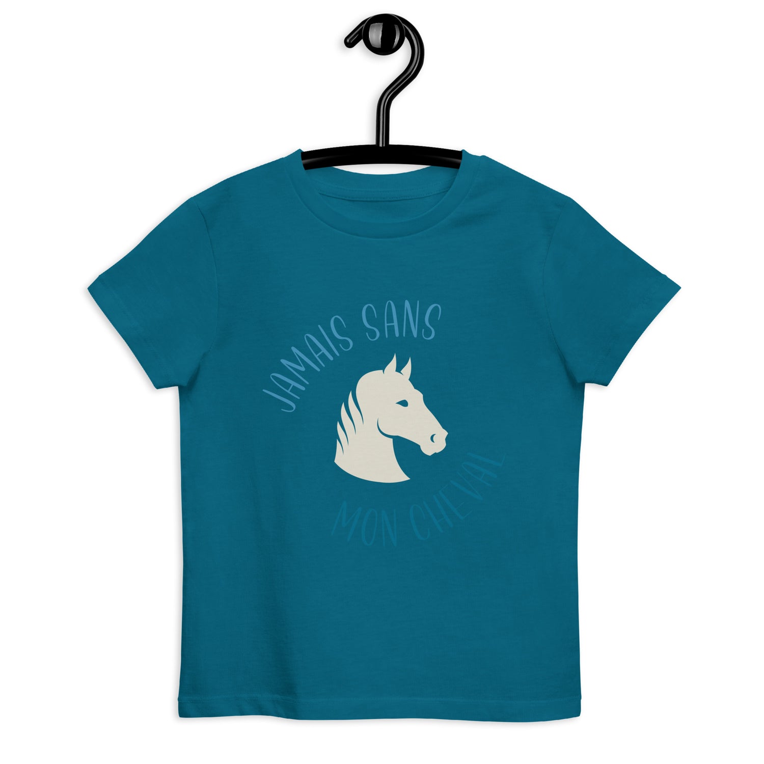 Jamais sans mon cheval - T-shirt en coton bio Enfant