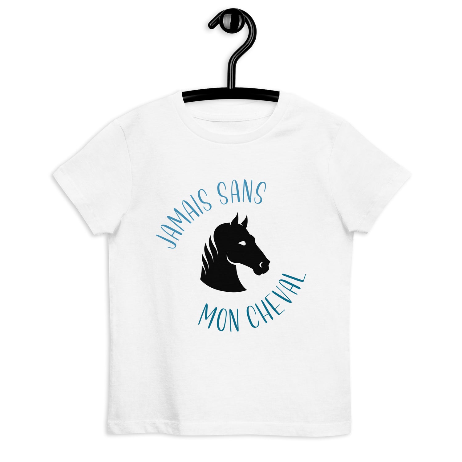 Jamais sans mon cheval - T-shirt en coton bio Enfant