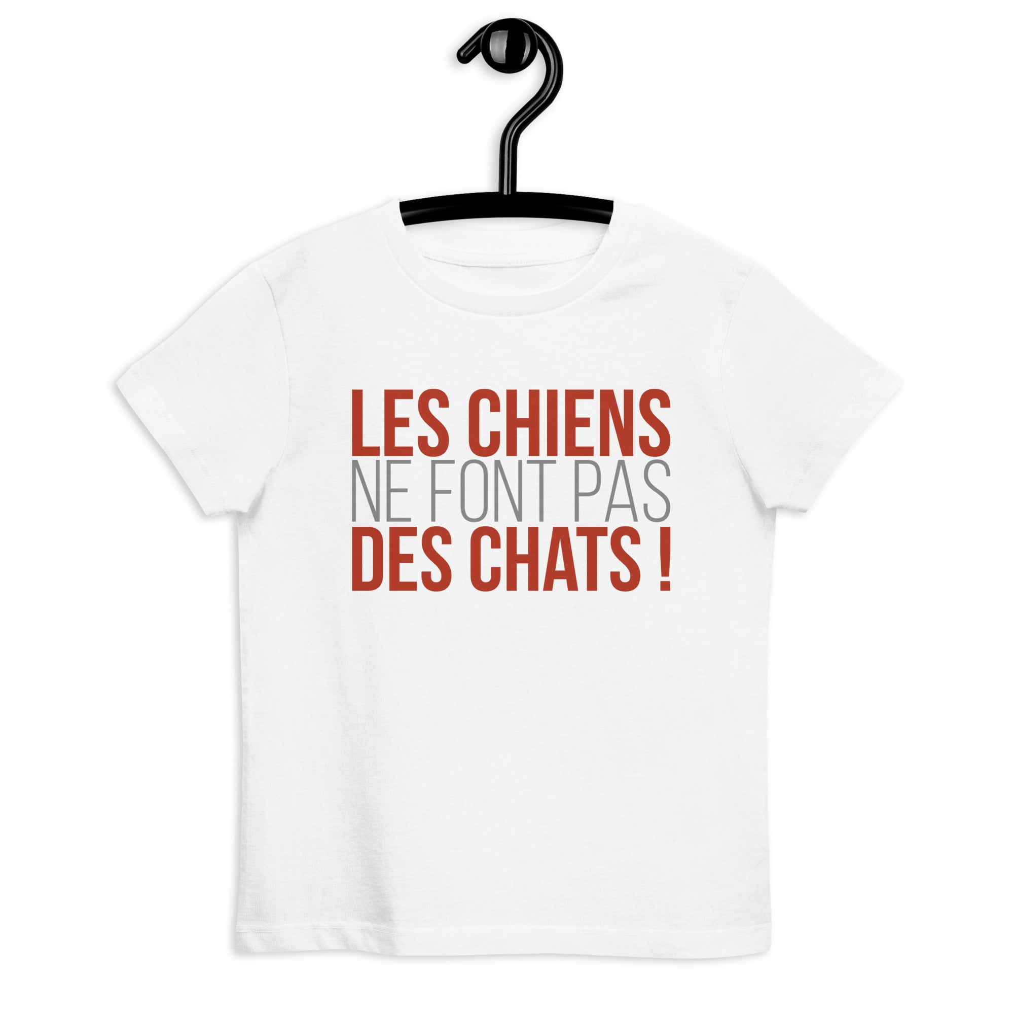 Les chiens ne font pas des chats  - T-shirt en coton bio enfant