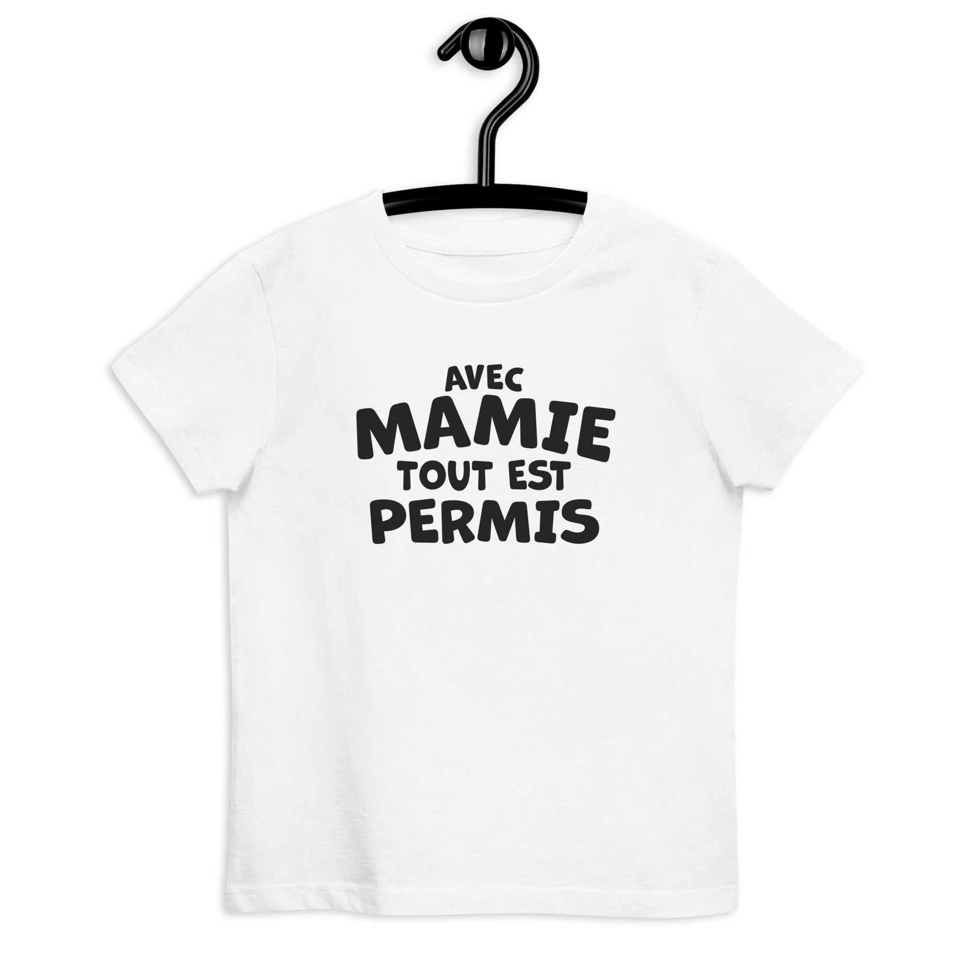 Avec Mamie - T-shirt en coton bio enfant