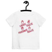Liberté égalité fraternité réalité  - T-shirt en coton bio enfant