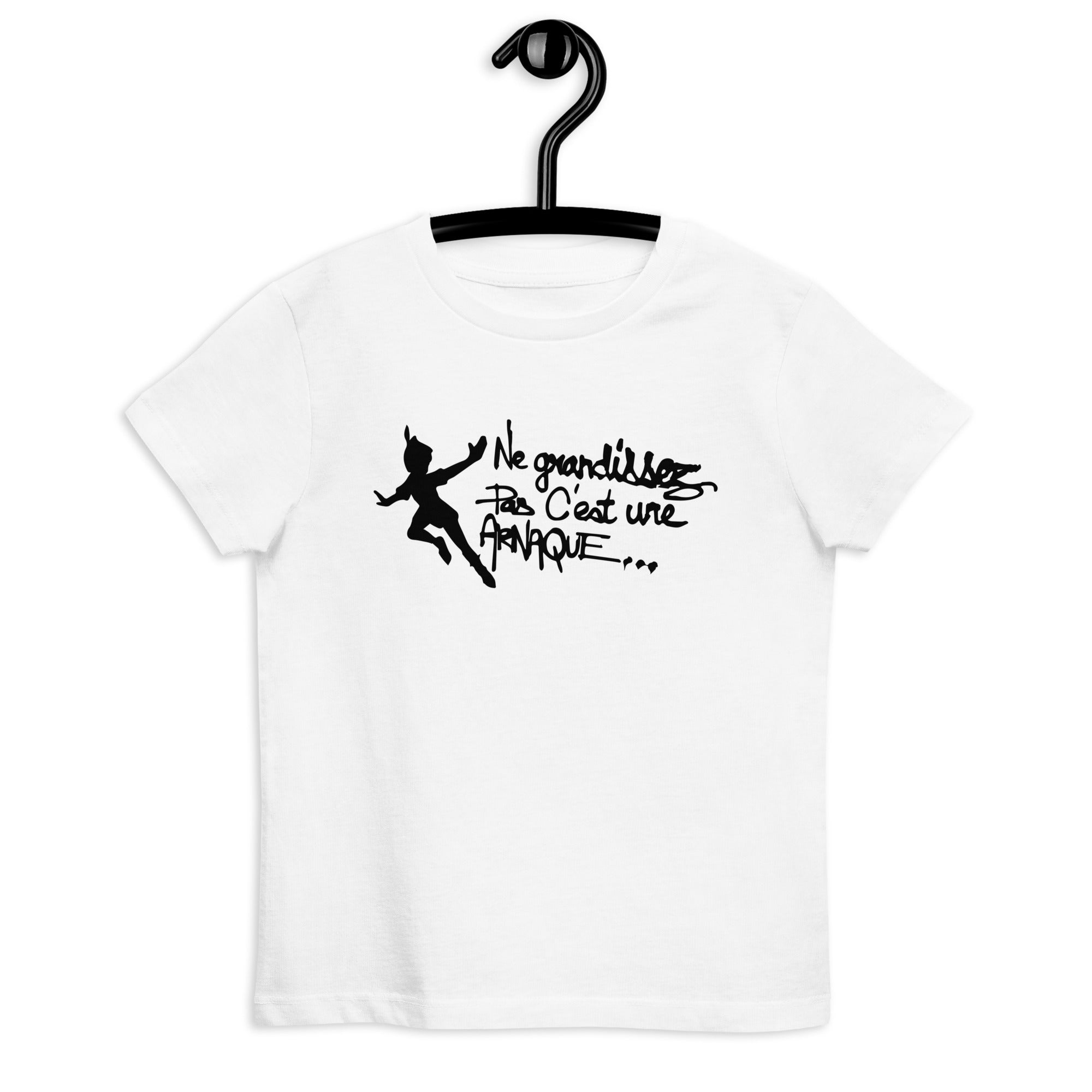 Ne grandissez pas  - T-shirt en coton bio enfant